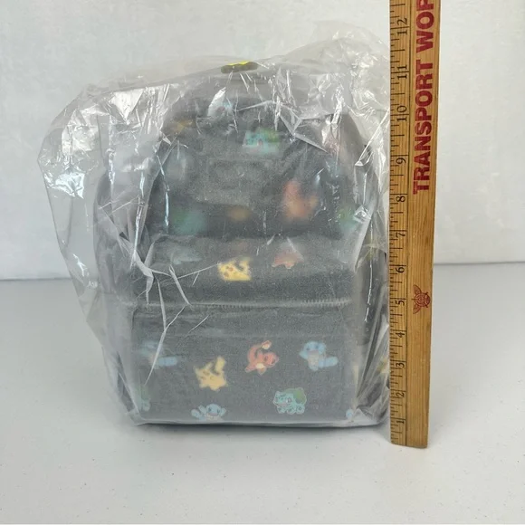 Loungefly Pokemon Starters Mini Backpack New In Packaging Multi-pocket Zip Close - Picture 12 of 14